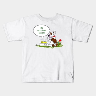 TYPEWRITER G PUP GREEN Kids T-Shirt